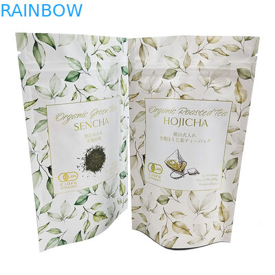 Degassing Valve Included Dried Tea Bag Packaging with Custom Any Size Thickness