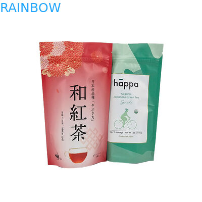 Degassing Valve Included Dried Tea Bag Packaging with Custom Any Size Thickness