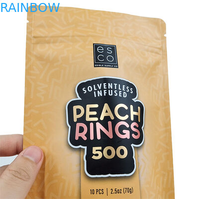 High Barrier Foil Pouch Packaging for Mylar Bags Moisture Proof Light Proof Smell Proof