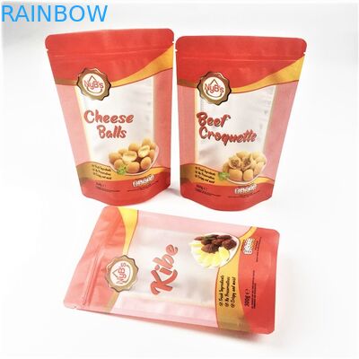 Pet Food Packaging Bag with Stand Up Animal Treat Tote