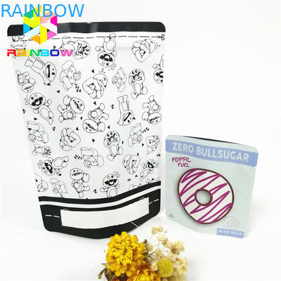 Matt Finish Pet Food Pouch with Reusable Feature and Zipper Closure