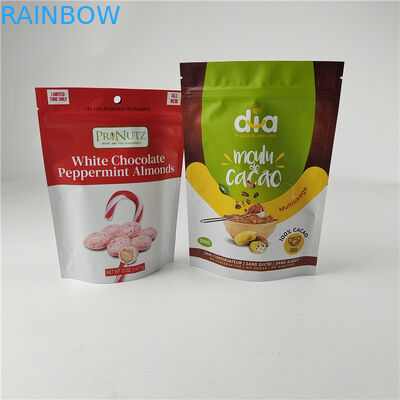 High Quality Custom Digital Printing PE Reusable Zipper Pouch Plastic Stand Up Mylar Bags