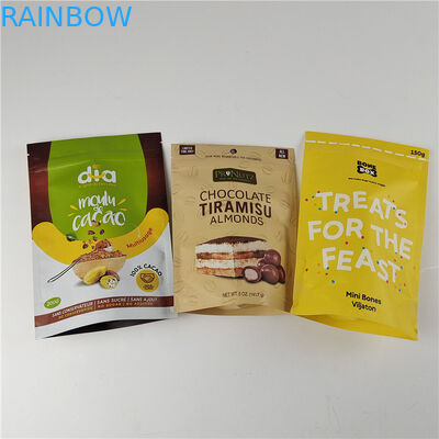 High Quality Custom Digital Printing PE Reusable Zipper Pouch Plastic Stand Up Mylar Bags