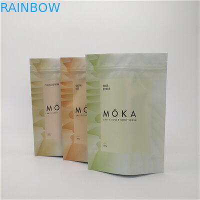 New Design Storage Resealable Mylar Sachets Bath Salt Packaging Pouch Bag with Handle