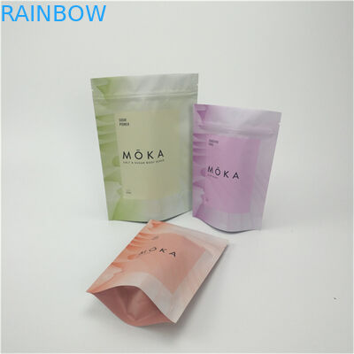 New Design Storage Resealable Mylar Sachets Bath Salt Packaging Pouch Bag with Handle