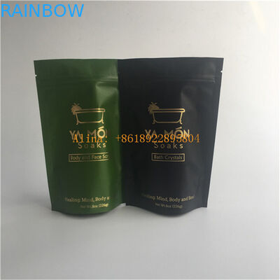 Eco-Friendly and Safe Material Matte Finish Stand Up Pouch With Zipper Moisture Proof Food Grade Plastic Packaging Bags