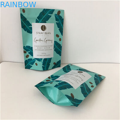 Newest Resealable Moisture Proof Laminated Aluminum Foil Mylar Sachets Bath Salt Packaging