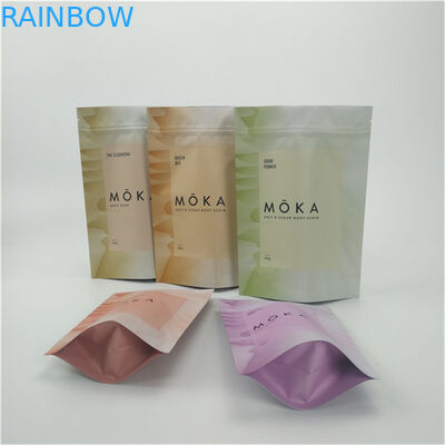 Newest Resealable Moisture Proof Laminated Aluminum Foil Mylar Sachets Bath Salt Packaging