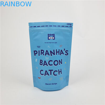 Wholesale Customized Logo Digital Printing Zip Lock Plastic PET Aluminium Frosted Stand Up Pouch Bag