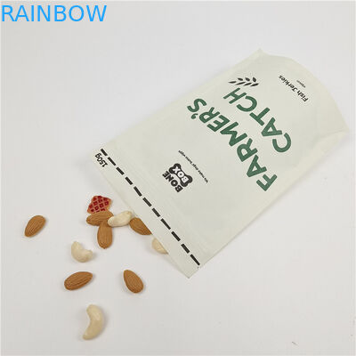 Custom Digital Printing Stand Up Zipper Bags Smell Proof Kraft Paper Bag Custom Printing Biodegradable Paper Pouch