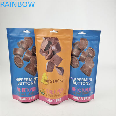 Top Quality Custom Logo Printed Advanced Laminating Stand Up Zipper Bags for Snack Bag Packaging