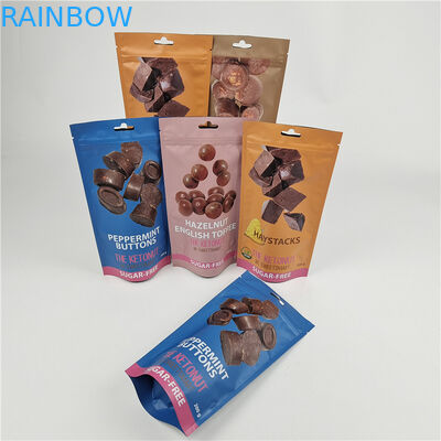 Top Quality Custom Logo Printed Advanced Laminating Stand Up Zipper Bags for Snack Bag Packaging
