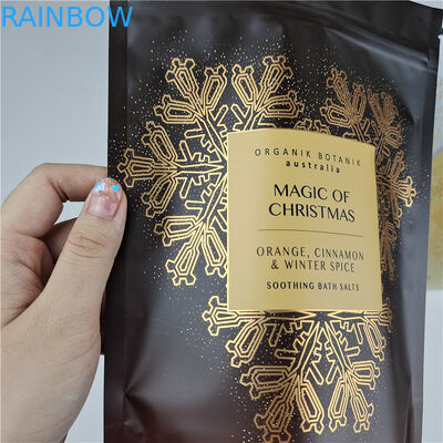 Fashion Pack High Quality Resealable Easy Tear Line Mylar Sachets Bath Salt Packaging Bag