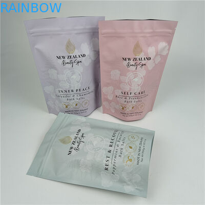 Smooth Fashion Pack High Quality Resealable Easy Tear Line Mylar Sachets Body Scrub Packaging Bag
