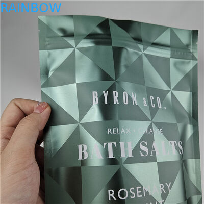 Stand Up Pouch With Zipper Smell Proof Moisture Proof Body Scrub Packaging Bag