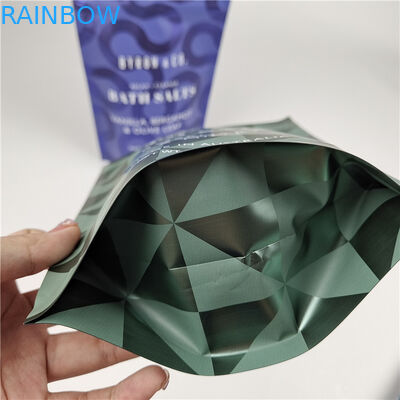 Stand Up Pouch With Zipper Smell Proof Moisture Proof Body Scrub Packaging Bag