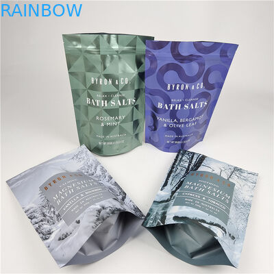 Manufacturers Smell Proof Moisture Proof Stand Up Zipper Plastic Bag with Handle for Natural Ocean Sea Salt