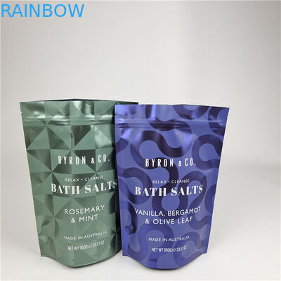Manufacturers Smell Proof Moisture Proof Stand Up Zipper Plastic Bag with Handle for Natural Ocean Sea Salt