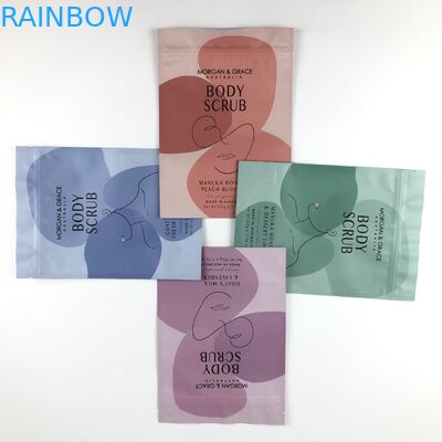 CDR AI PSD PDF Design File Bath Salt Mylar Bags for Cosmetics Sachets Customized