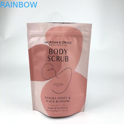 CDR AI PSD PDF Design File Bath Salt Mylar Bags for Cosmetics Sachets Customized