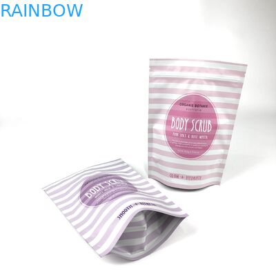 Cosmetic Packaging Bag Stand Up Body Scrub Bag for Bath Salt and Body Scrub Mylar Bags