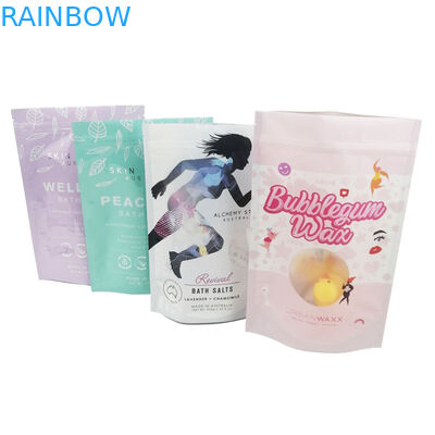 Customizable Cosmetic Packaging Bag for Stand Up Body Scrub Bag in Various Sizes