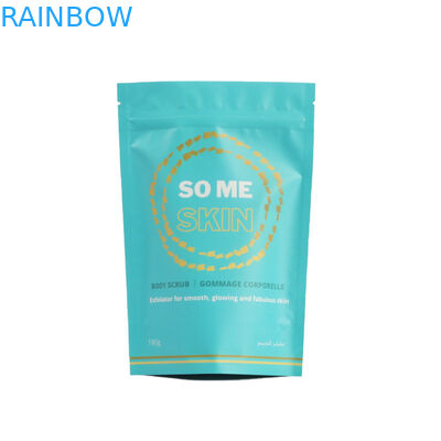 Customizable Cosmetic Packaging Bag for Stand Up Body Scrub Bag in Various Sizes