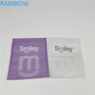 Clear Teeth Aligners Mylar Three Side Sealed Plastic Pouches Packaging Leak Proof and Moisture Proof