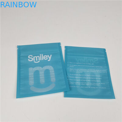 Clear Teeth Aligners Mylar Three Side Sealed Plastic Pouches Packaging Leak Proof and Moisture Proof