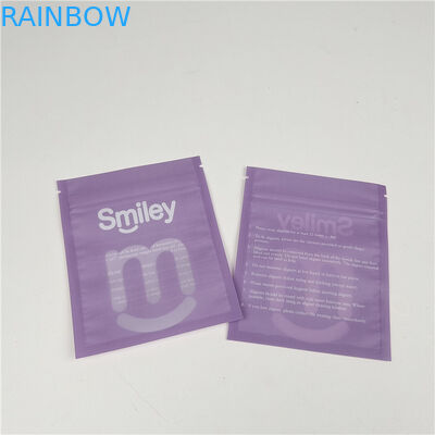 Clear Teeth Aligners Mylar Three Side Sealed Plastic Pouches Packaging Leak Proof and Moisture Proof