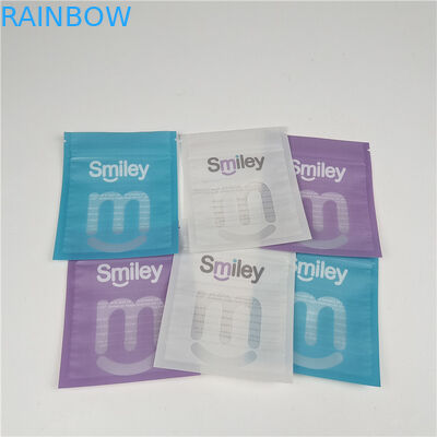 Wholesale Custom Printed Flat Pouch Mylar Packaging Teeth Aligner For Teeth Care with Zipper