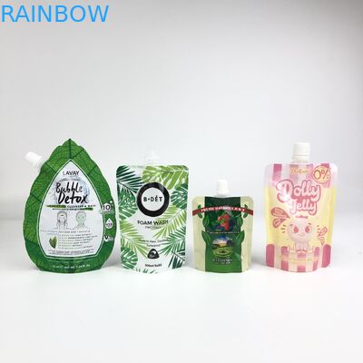 Top Quality Custom Logo Printed New Design Reusable Spout Pouches Food Drink Juice Milk Container Sealable Bags