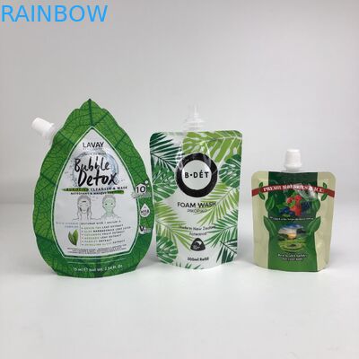 Top Quality Custom Logo Printed New Design Reusable Spout Pouches Food Drink Juice Milk Container Sealable Bags