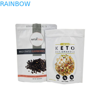 Color Effect Glossy or Matte Finished Tea Bags Packaging in Resealable Stand Up Pouches