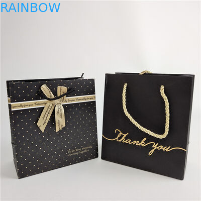 High Quality Custom Digital Printing Logo Printed Shopping Paper Bag Packaging White 110 Gram Reusable
