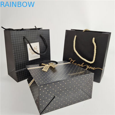 High Quality Custom Digital Printing Logo Printed Shopping Paper Bag Packaging White 110 Gram Reusable