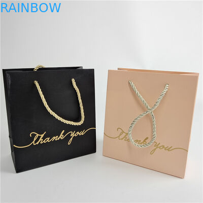 High Quality Custom Digital Printing Logo Printed Shopping Paper Bag Packaging White 110 Gram Reusable