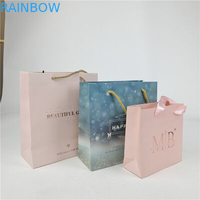 Newest Accepted Up to 10 Colors Available Custom Digital Printing Logo Printed Shopping Paper Bag Packaging