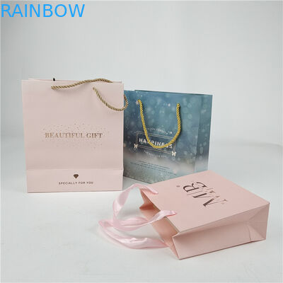 Newest Accepted Up to 10 Colors Available Custom Digital Printing Logo Printed Shopping Paper Bag Packaging
