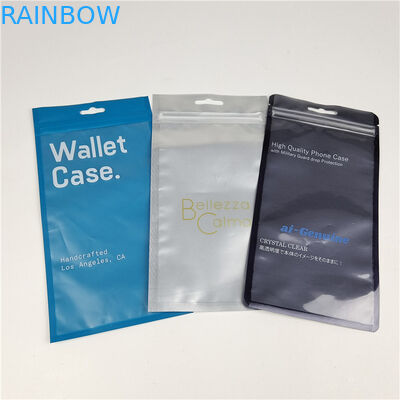 High Quality Custom Private Logo Three Side Seal Bags Easy Tear Line Packaging Bag With Window