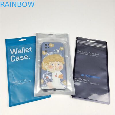 High Quality Custom Private Logo Three Side Seal Bags Easy Tear Line Packaging Bag With Window