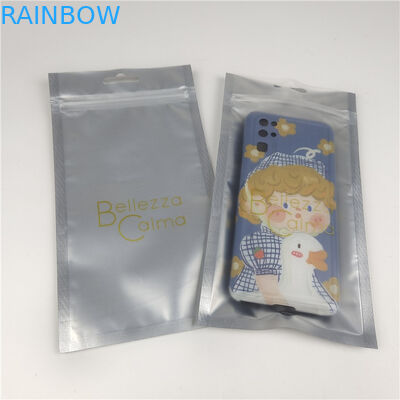 High Quality Custom Private Logo Three Side Seal Bags Easy Tear Line Packaging Bag With Window