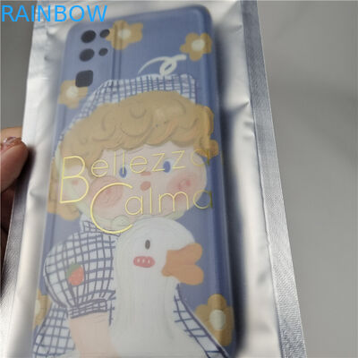 High Quality Custom Private Logo Three Side Seal Bags Easy Tear Line Packaging Bag With Window