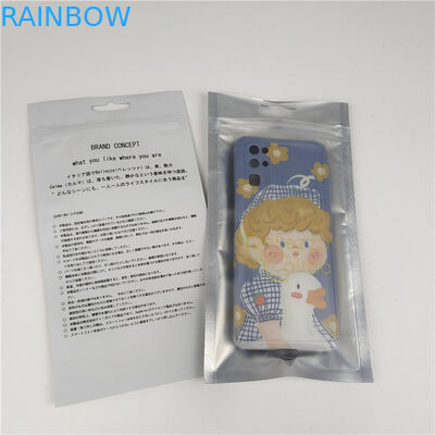 High Quality Custom Private Logo Three Side Seal Bags Easy Tear Line Packaging Bag With Window
