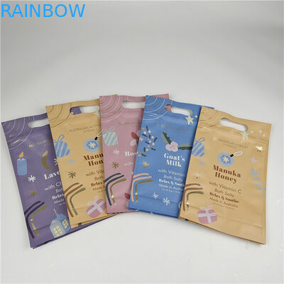 Laminated Aluminum Foil Mylar Sachets Smell Proof Moisture Proof Body Scrub Packaging Bag