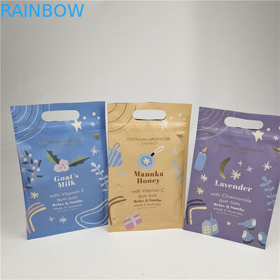 Laminated Aluminum Foil Mylar Sachets Smell Proof Moisture Proof Body Scrub Packaging Bag