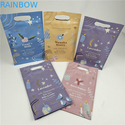 Laminated Aluminum Foil Mylar Sachets Smell Proof Moisture Proof Body Scrub Packaging Bag