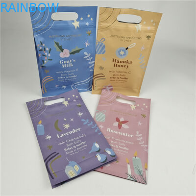 Laminated Aluminum Foil Mylar Sachets Smell Proof Moisture Proof Body Scrub Packaging Bag