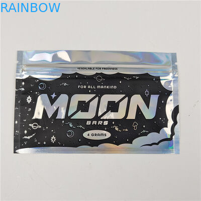 Eco-Friendly Smell Proof Moisture Proof Three Side Seal Bags for Teeth Care Packaging with Heat Seal Closure With Zipper