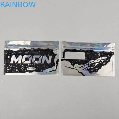 Eco-Friendly Smell Proof Moisture Proof Three Side Seal Bags for Teeth Care Packaging with Heat Seal Closure With Zipper